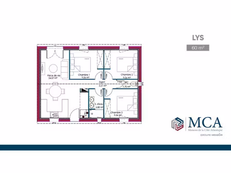 vente maison 3 pièces 50 m² monestier (24240)