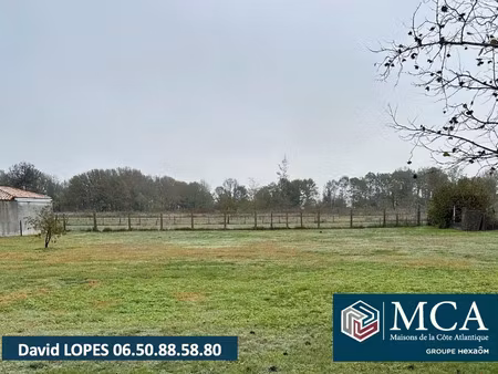 vente terrain 1491 m² la roche-chalais (24490)