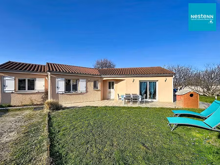 maison plain-pied - andrezieux boutheon - 111 m² - 4 chambres + bureau - terrain 829 m²