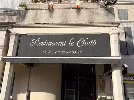 restaurant (fond de commerce) avec appartement au centre-ville