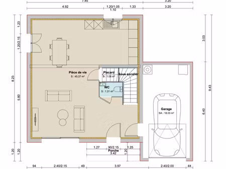 vente maison 4 pièces 94 m² jardin (38200)