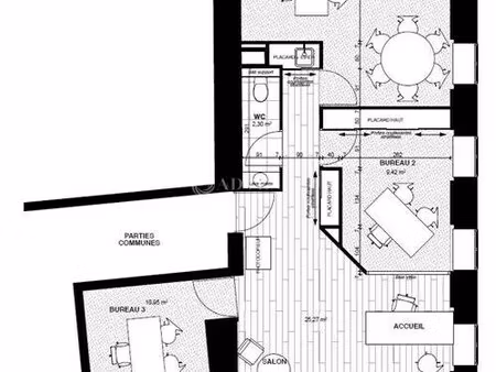 location commerce 67 m²