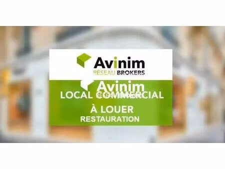 location commerce 120 m²