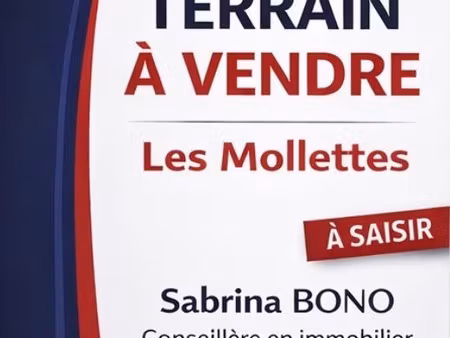 en vente terrain non constructible – 125 500 € |les mollettes