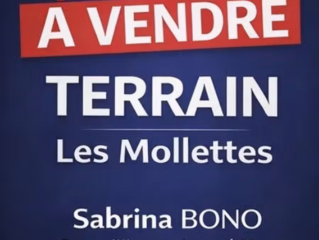 en vente terrain non constructible – 133 500 € |les mollettes