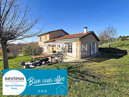 saint martin lestra  à 10 minutes de feurs  villa de 101 25 m2 habitables  3 chambres sur 