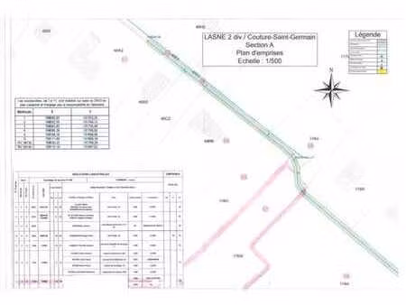 lasne couture st germain - terrain boisé de 22ares 10ca-