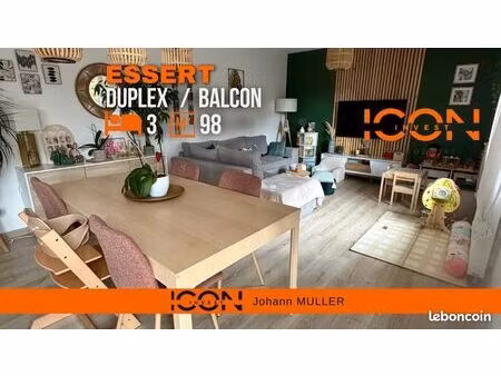 duplex 5 pièces 98 m²