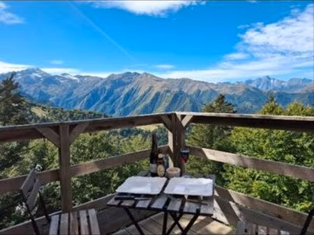 chalet rénové confort vue imprenable