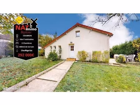 pavillon 4 pièces 58 m²