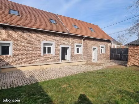 maison à louer – plain-pied – 93 m² – 3 chambres – jardin – proche arras - lens - lievin