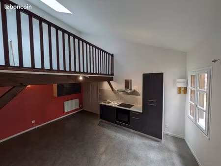 centre-ville – appartement t2 lumineux avec mezzanine