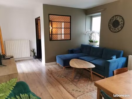 valence – châteauvert | maison t3 meublée avec jardin en centre-ville – 75 m²