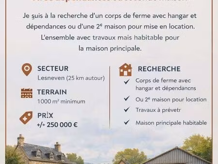 recherche ensemble immobilier style corps de ferme