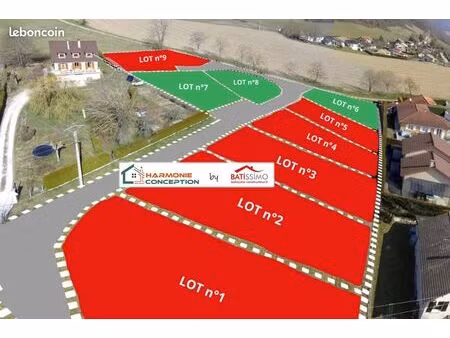 terrain 635 m² chirens