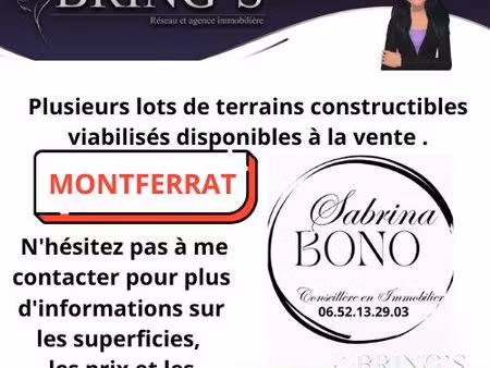 terrain 494 m² montferrat