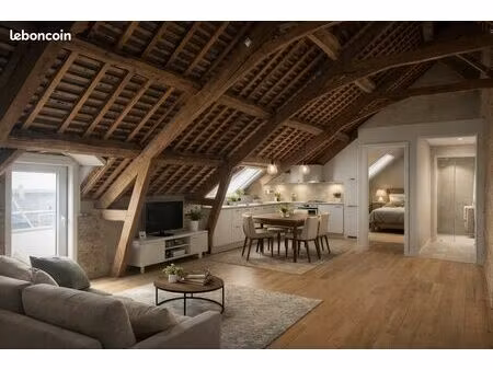 t2 aménagé avec parking fermé – saint-grégoire – prêt à vivre