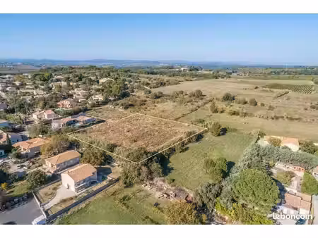 terrain 614 m² viabilisé  vue et calme - tourbes