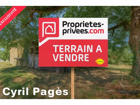 vente terrain 3897 m² lacaze (81330)