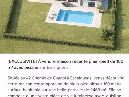 terrain 2469 m² escalquens