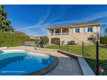 maison 3 chambres - villette d'anthon - jardin et piscine