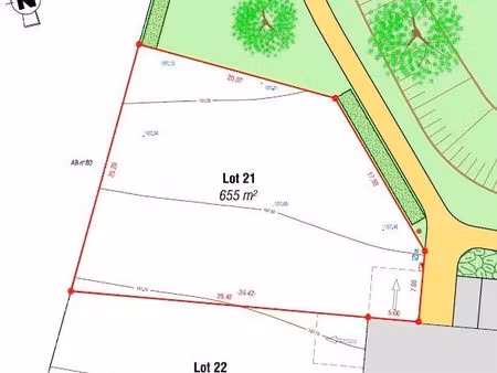 terrain 655 m² tigy