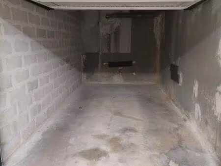 garage en sous sol