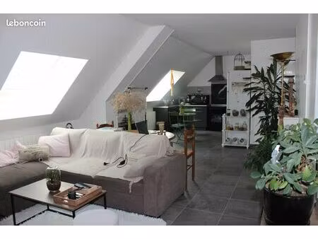 bel appt t3 de 74 m² au sol - garage - lumineux - centre vineuil (41350)