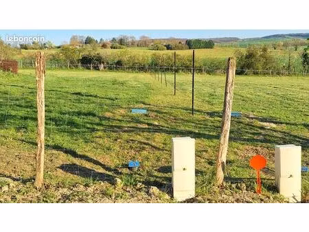 terrain constructible 1340m² viabilisé avec cu