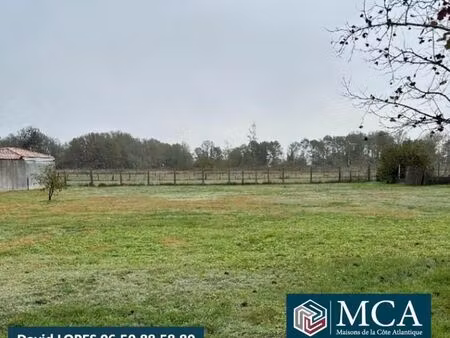 terrain 1 100 m² saint martin du bois