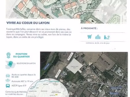 terrain à bâtir à faveraye-machelles