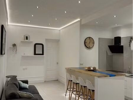 appartement t3 rénové + bureau mezzanine + grande sdb + place de parking - saint-michel ce