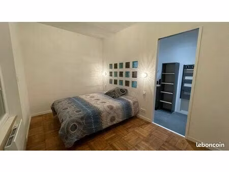 f2 meublé proche centre  jardinet