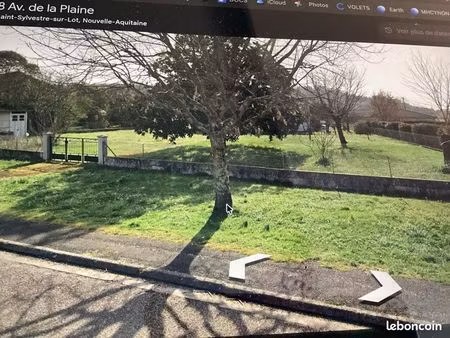 terrain saint sylvestre sur lot