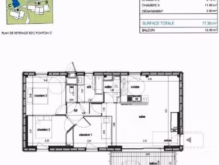 appartement 4 pièces