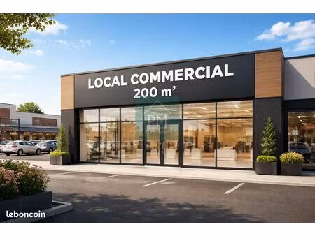 local commercial 200 m² senlis