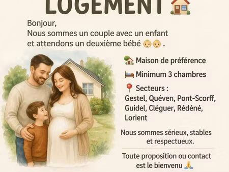 recherche logement secteur gestel et ses alentours