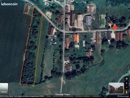 terrain agricole ou de loisirs 6200 m2