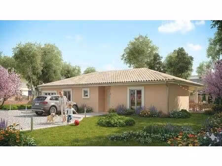 terrain avec maison neuve à vendre