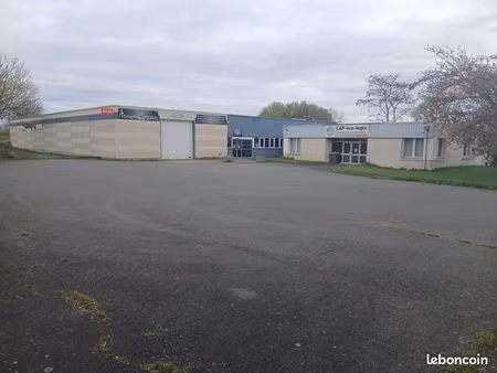 local industriel + 1800 m² – rentabilité – saint-calais (72)