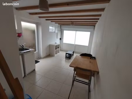 petite maison meublée 35m2 basse-indre avec cour privative 475