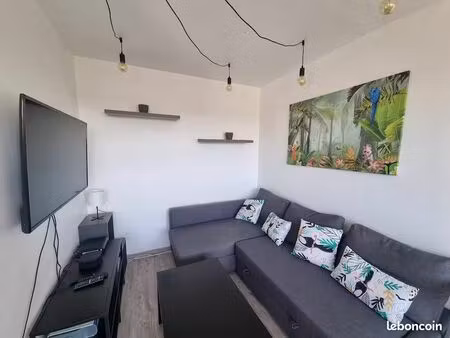 studio meublé 21m² cauderan