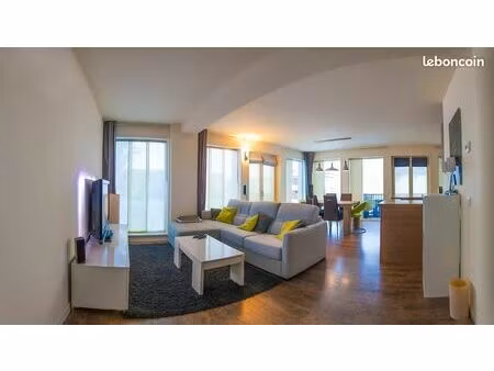 t2 de 60 m² non meublé  très lumineux – le bourget-du-lac – 2 balcons  garage  parking  ca