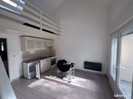 studio duplex avec terrasse centre questembert