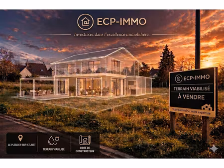 vente terrain à le plessier-sur-saint-just (60130)  69 600 €