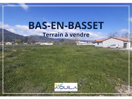 vente terrain 818 m² à bas-en-basset (43210)  105 000 €