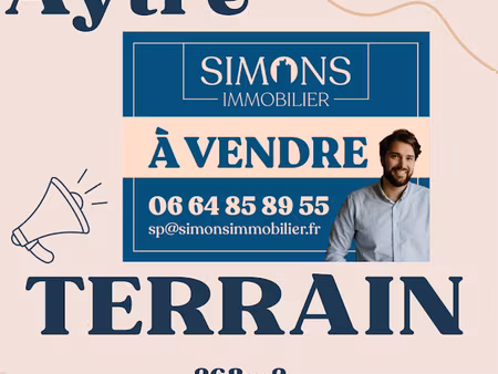 vente terrain 268 m² à aytre (17440)  172 000 €