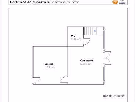 vente locaux professionnels 3 pièces 108 m² à arcueil (94110)  570 960 €