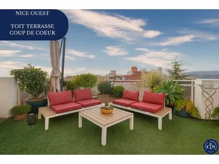 appartement - toit-terrasse – nice ouest - parking - cave