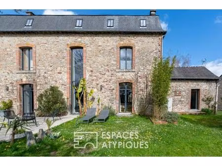 maison de caractère rénovée avec jardin aux portes de rennes